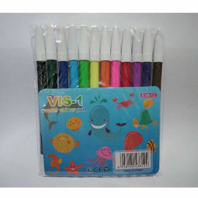 Spidol 12 Warna Murah