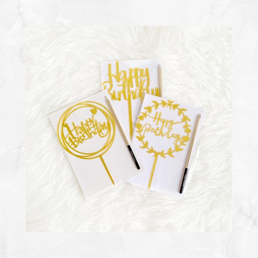 

Add-on: Birthday Topper & Candle