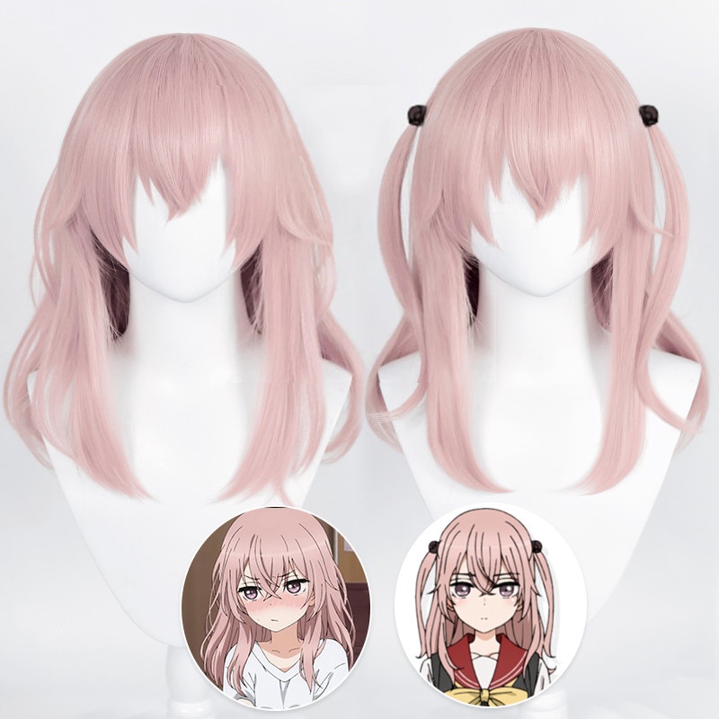 PREORDER Anime My Dress-Up Darling Sajuna Inui Cosplay Wig Pink Long Synthetic Hair Cute Props Cos N