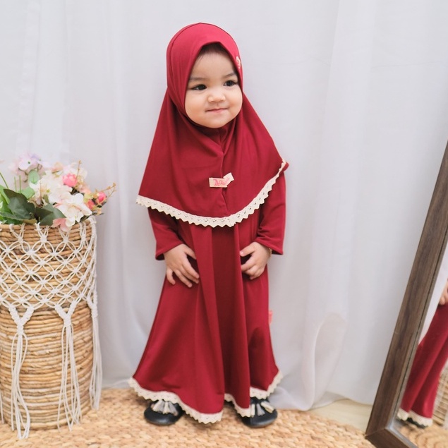 HONEYBLOSSOM gamis bayi perempuan 0 6 bulan polos / gamis bayi alesha series