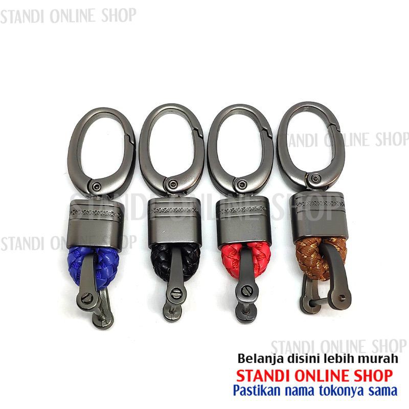 Gantungan Kunci Keychain Kulit Mobil Motor Rumah Murah