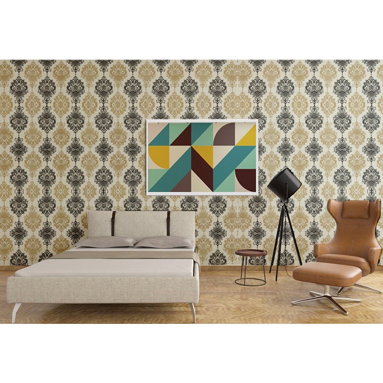 Wallpaper Dinding Kamar Tidur 3D Wallpaper Dinding Premium Ukuran 45cm x 9m WD