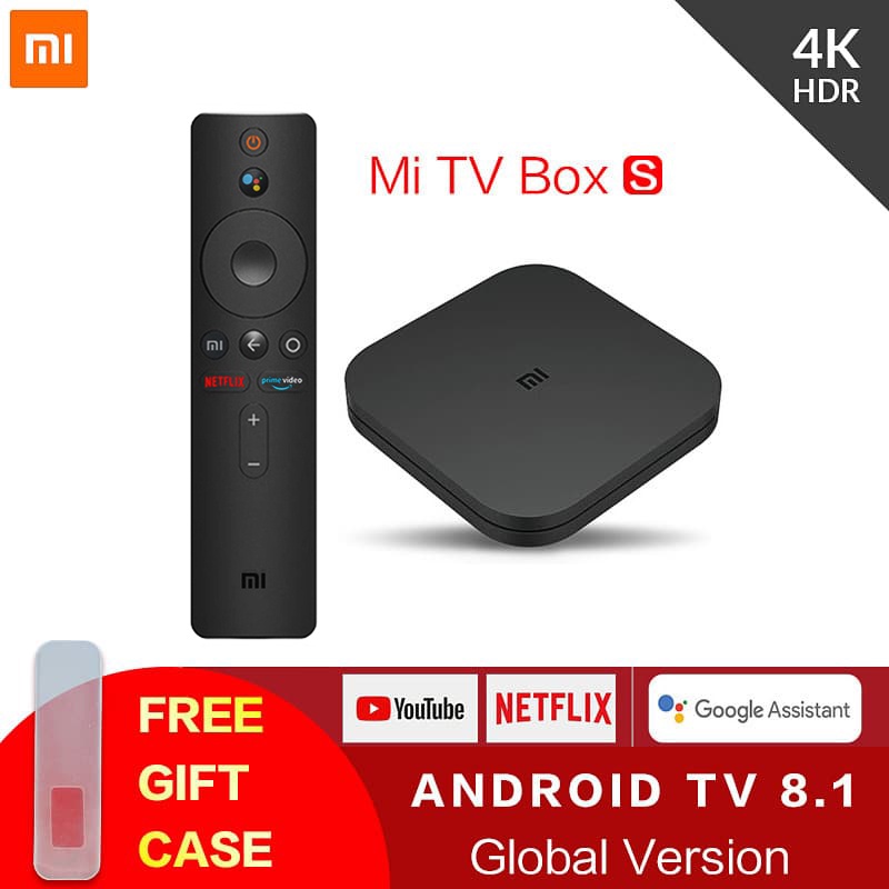 Xiaomi Mi Box S UHD 4K UHD Ultra HD ANDROID TV Quad Core 64 bit USB Wifi Bluetooth Global Version