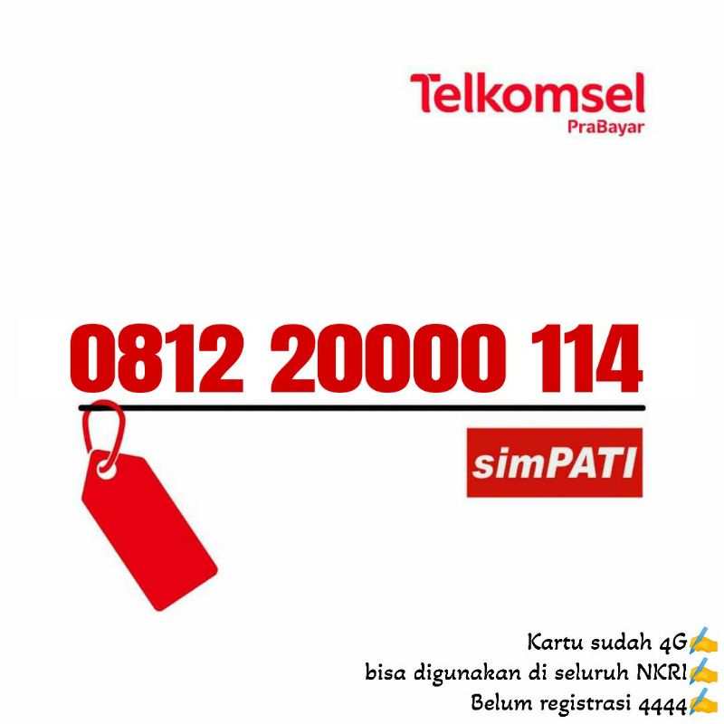 nomor cantik telkomsel simpati minimalis angka unik