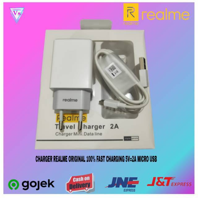 Charger Realme 3/5  Realme C3 Original fast charging micro USB