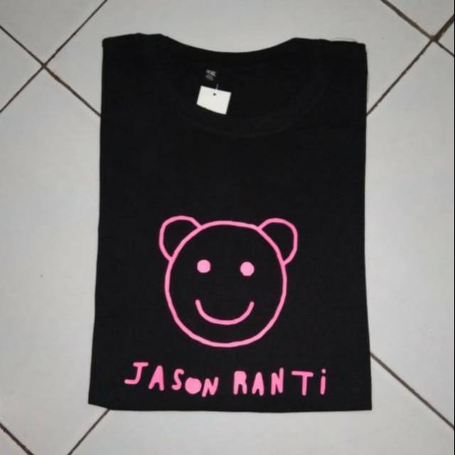 TSHIRT BAJU JASON RANTI LENGAN PENDEK HITAM BAND MUSIK KAOS JASON RANTI