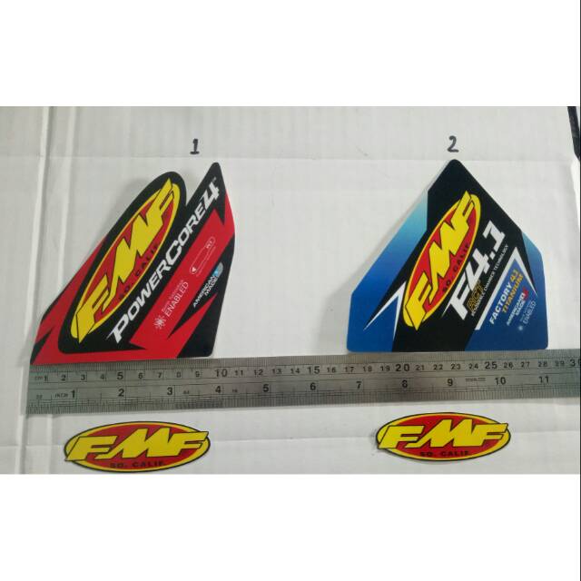 Stiker FMF Powercore dan FMF F4.1 Bahan Vinyl