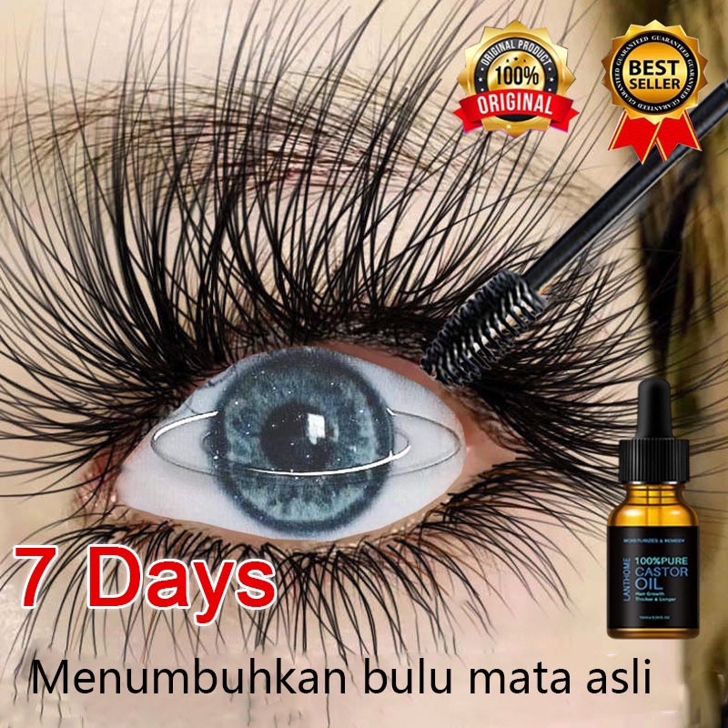 Mascara maskara alis Maskara 45 gram Ekstrak Minyak Jarak Bulu Mata yang Tumbuh Cepat Tahan Air dan Tahan Keringat Keriting alami