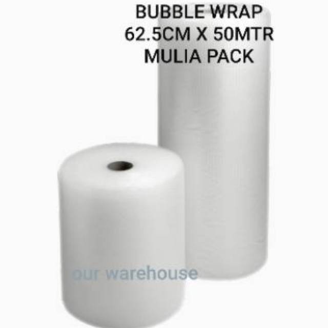 

Bubble Wrap Mulia 60 cm x 50 meter Eceran Premium Plastik Biru