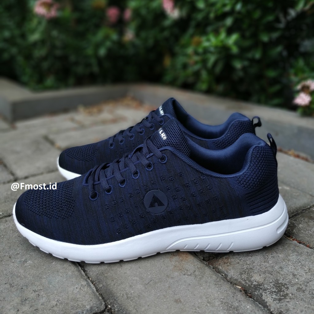  Sepatu  Airwalk  Kevi Navy Sports Olahraga Running Lari 