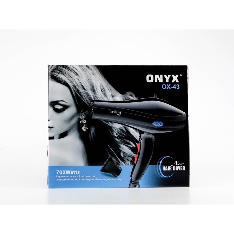 OX-43 Hair Dryer Onyx Professional 700W / Pengering Rambut 0576