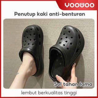 sandal crocs wanita /sandal fuji /Sandal Fashion /sandal selop /sandal wedges /sneaker sol tebal