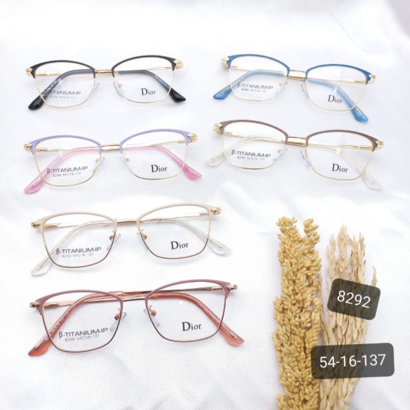 FRAME 8298 KACAMATA PHOTOCROMIC MINUS WANITA / Kacamata Minus Photocromic