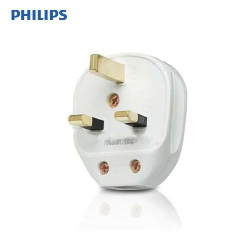 Dutron Steker Bulat Colokan Arde Pin Kuningan Dutron DV SAB-01/ Steker Colokan 3 pin AC , Steker Colokan Philips