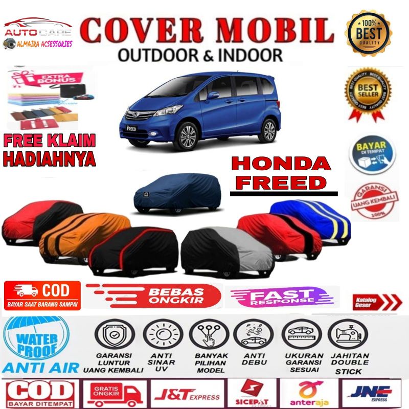 Sarung mobil/Cover Mobil, Honda Freed,Sarung Mobil FREED 2105 2016 2017 Selimut Pelindung Penutup Waterproof