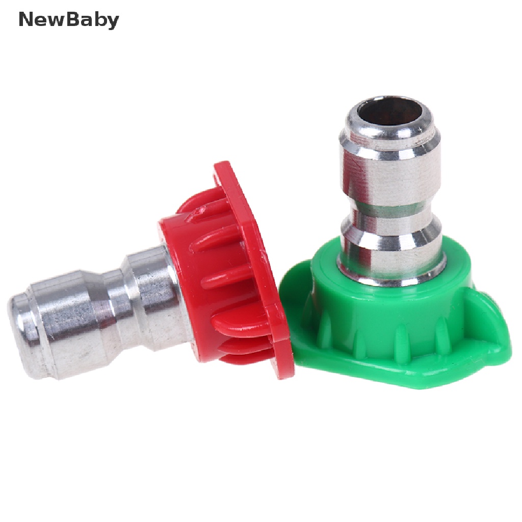 Newbaby 5pcs Nozzle Spray Tekanan Tinggi 1 / 4 &quot;Quick Connect