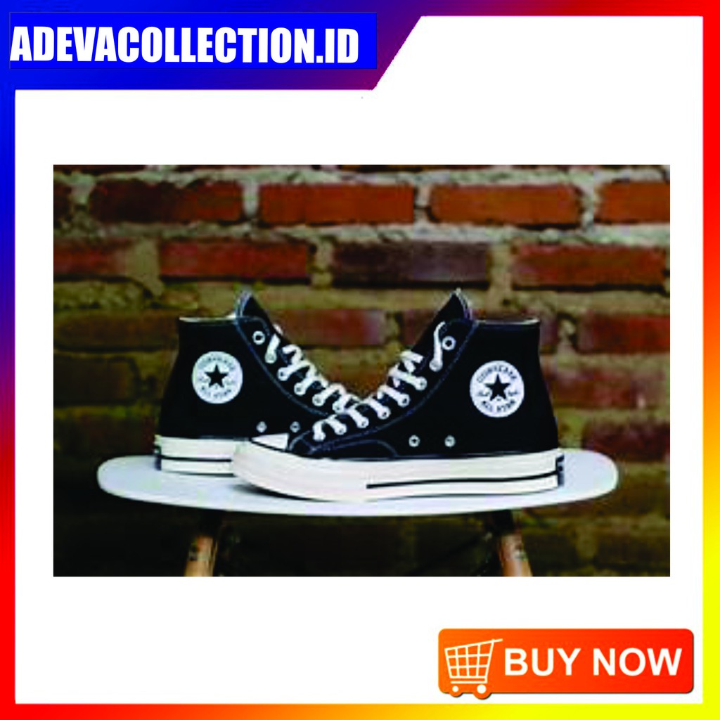 PROMO Sepatu Converse01 allstar CLASICK Edition Sepatu all star high/panjang/tinggi ct2 HITAM(COD)