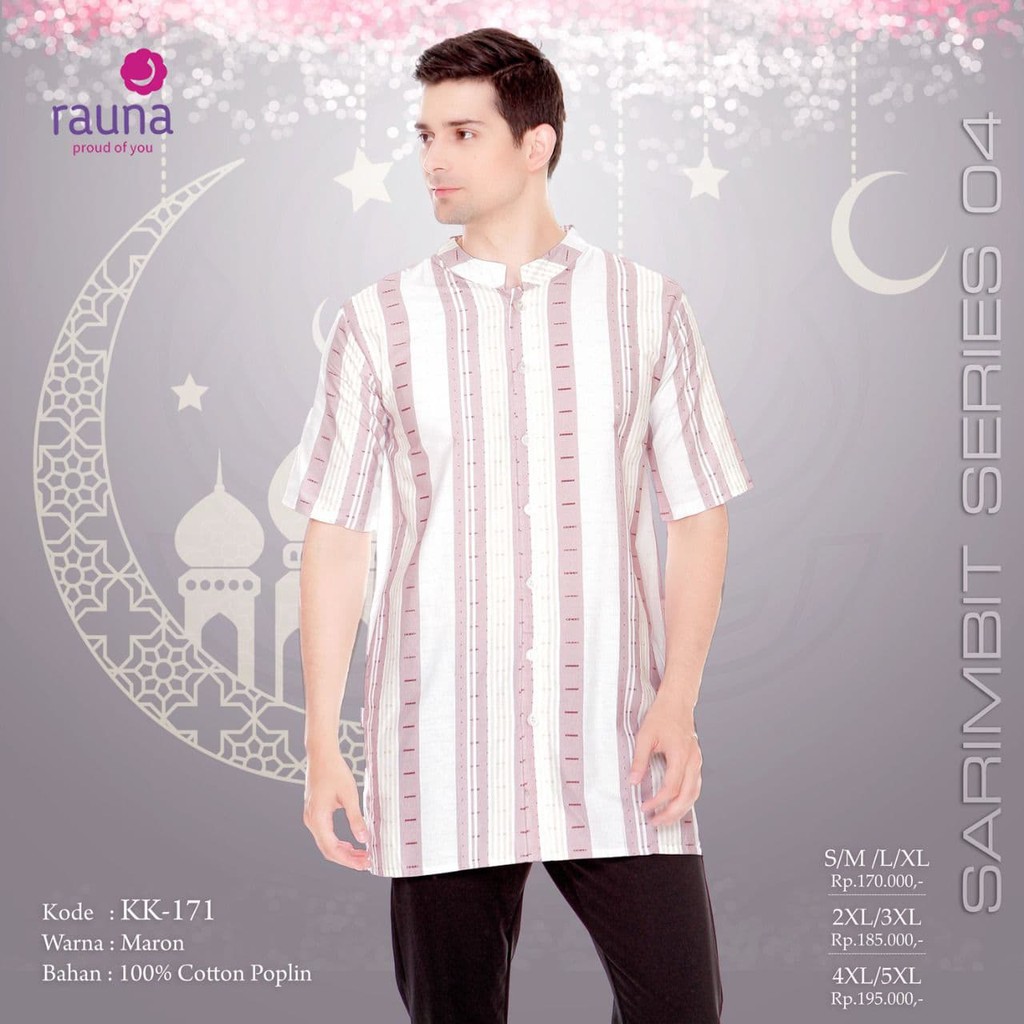 Busana Sarimbit Keluarga / RK - 171 Marun / Fashion Muslim