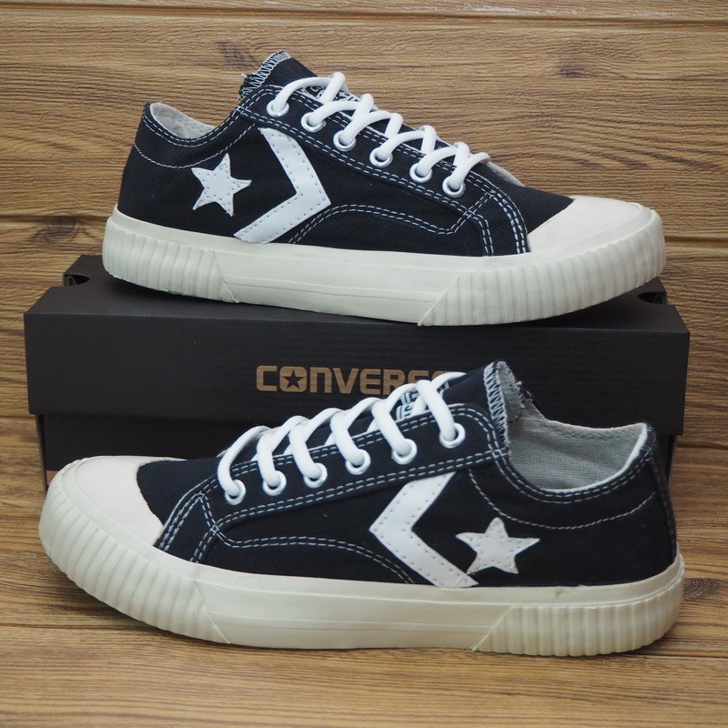 SNEAKERS PRIA SEPATU CONVERSE ALL STAR VINTAGE CLASSIC BASIC BIRUNAVY