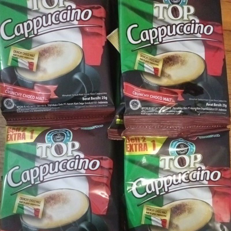 

KOPI TOP CAPPUCCINO 15 sachet x 25g