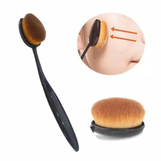 Medan Termurah Very Soft kuas Makeup Oval brush foundation