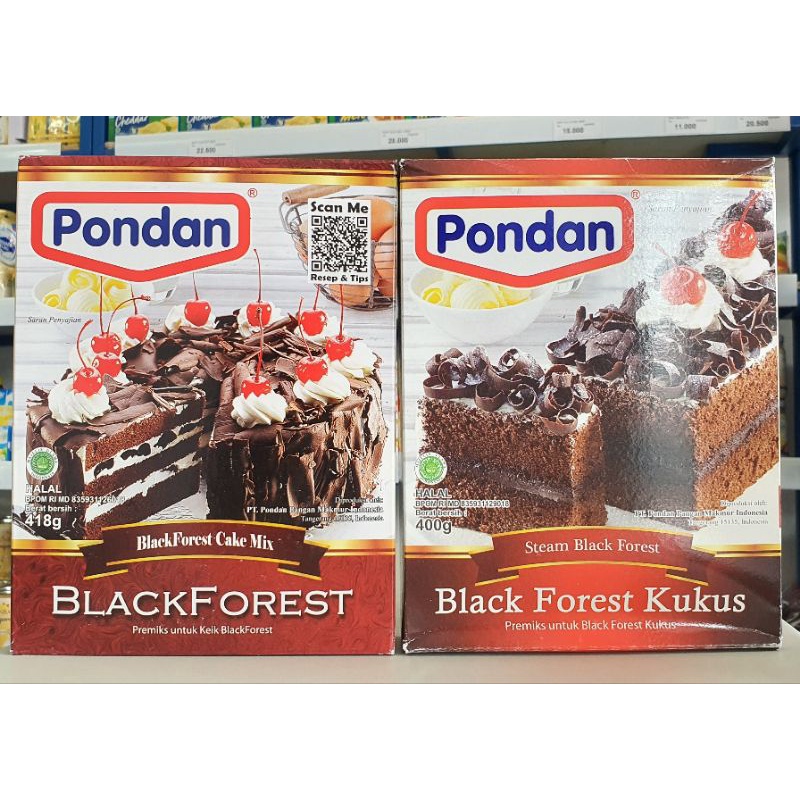 Pondan BlackForest 418Gr / Pondan BlackForest Kukus 410Gr