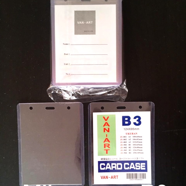 

Card case, mika nama, tempat label nama ukuran B3