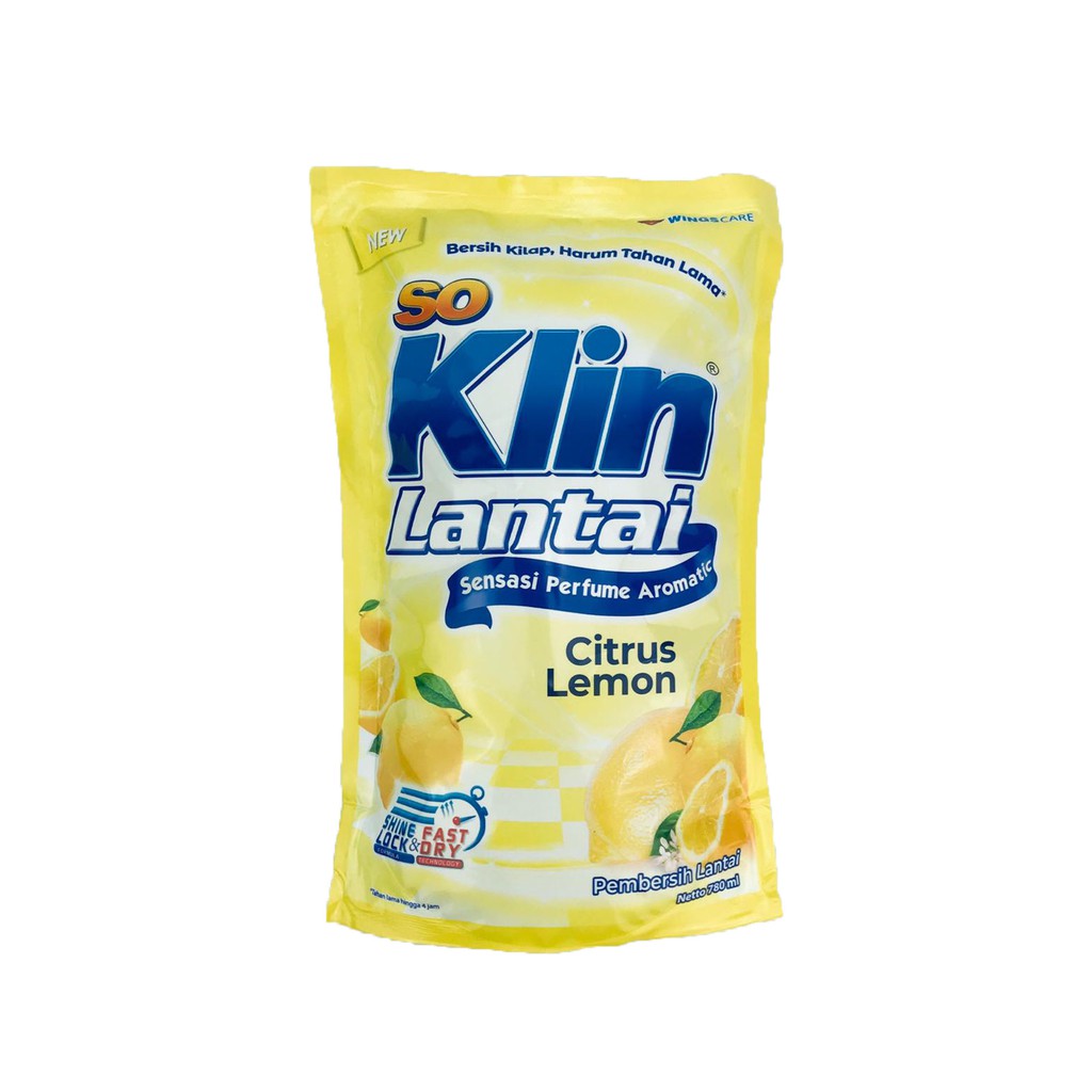 So Klin Lantai / Citrus Lemon / 780ml