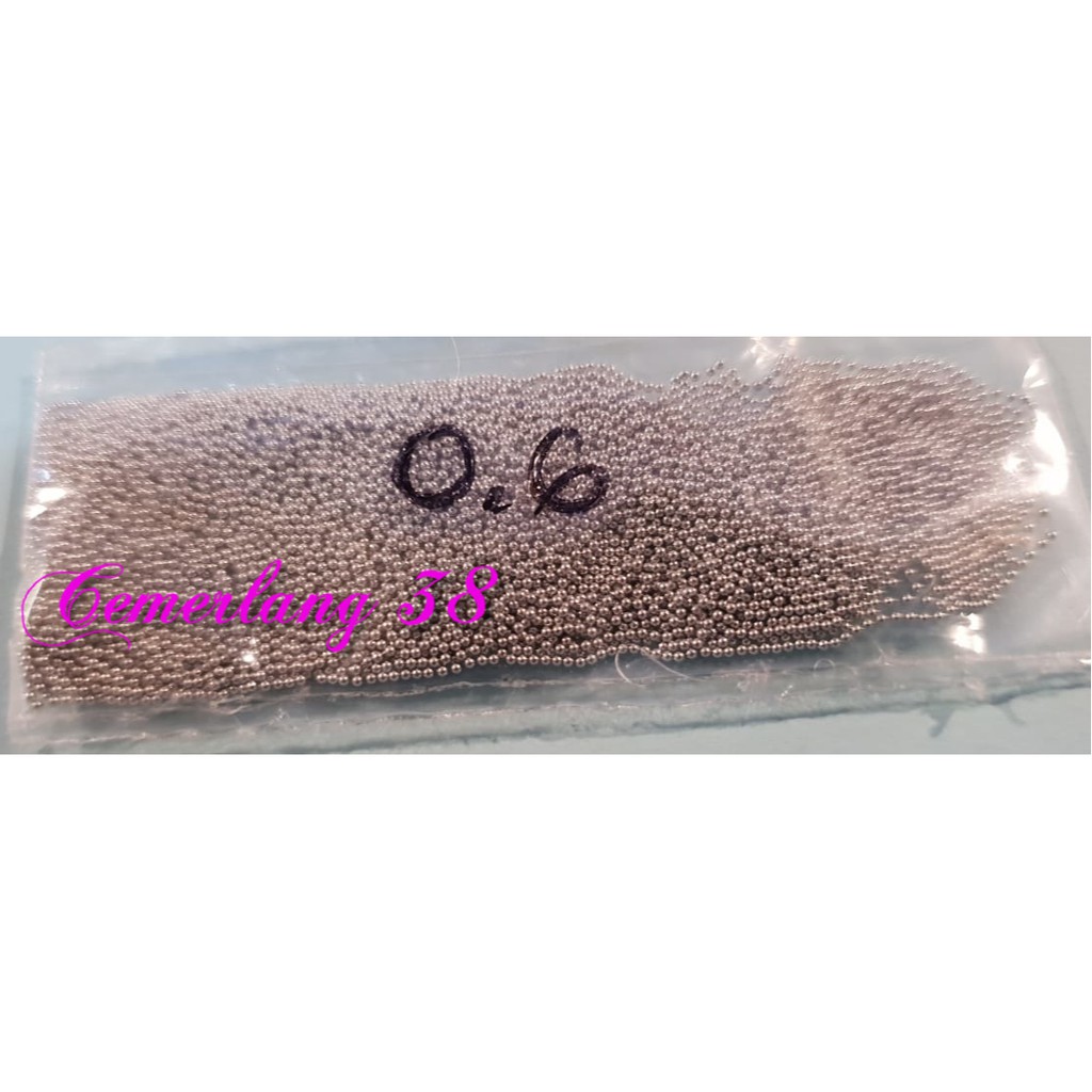 Timah Butir 0.6 mm / timah pasir 0.6 mm