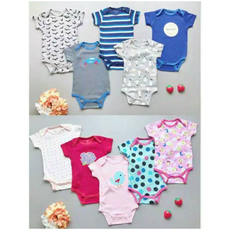 Jumper Pendek Bayi Lovelle Cart's NEW 3-12m Bodysuits BOY