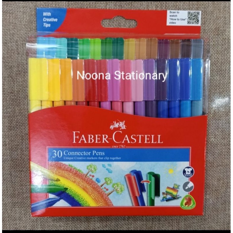 

Faber Castell Connector Pens 30 Warna