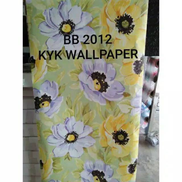 Wallpaper sticker dinding bunga 45cm x 10m