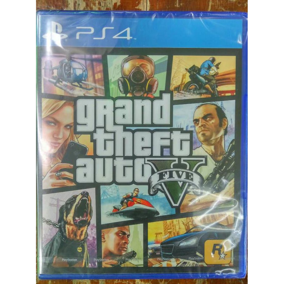 Sale  KASET PS 4 GTA 5 Terbaru