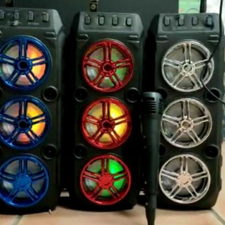 LANGSUNG ATC.. COD Speaker Bluetooth Karaoke 3 Tingkat SX-3006/Salon Karaoke Bluetooth SX-Y3006/