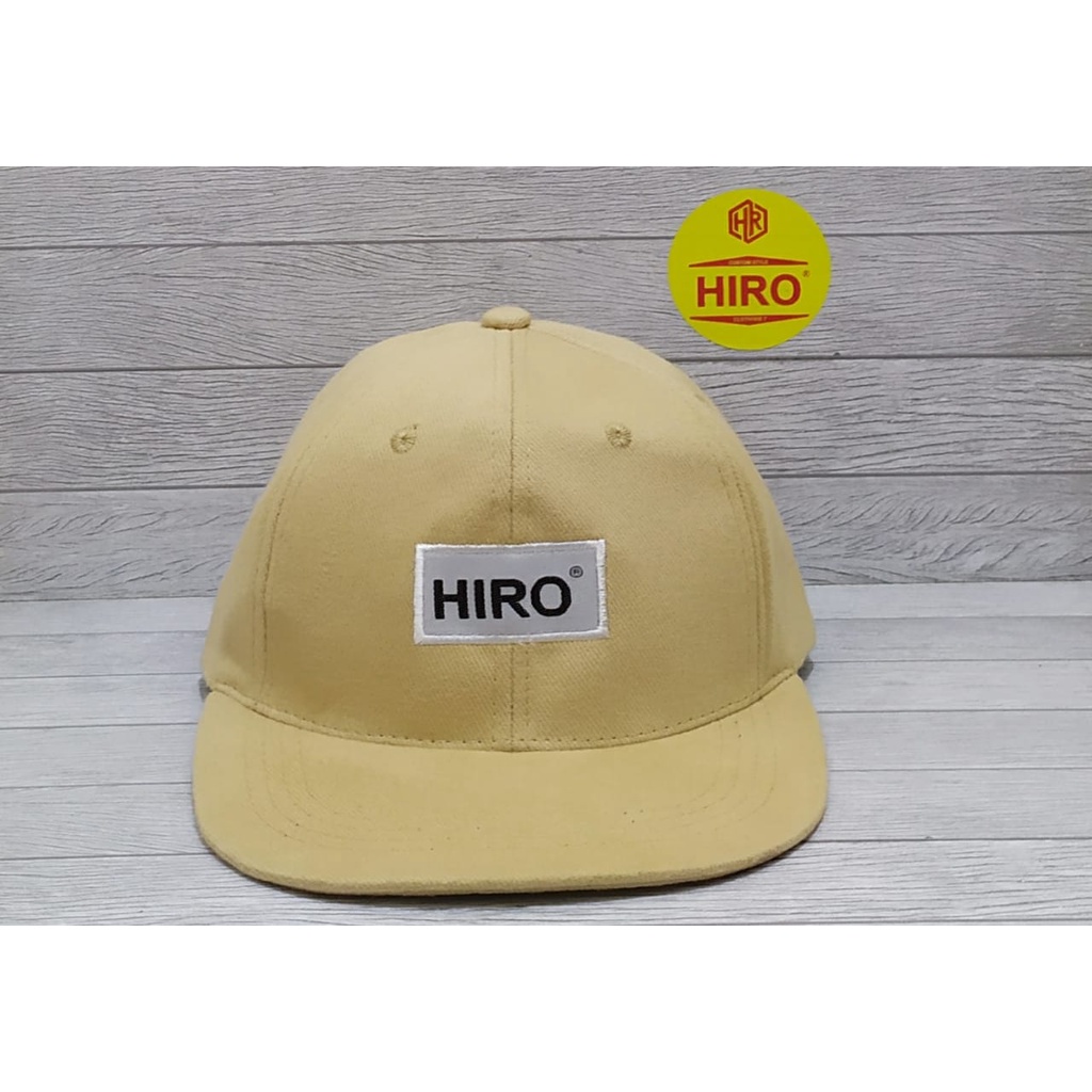 [COD]Topi Distro Pria/Topi Snapback Bordir HIRO Original New Model/Topi Distro Keren