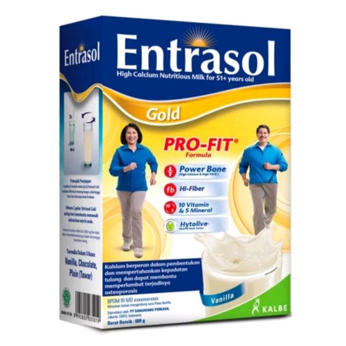 

[COD] entrasol gold 600gr vanilla [COD]