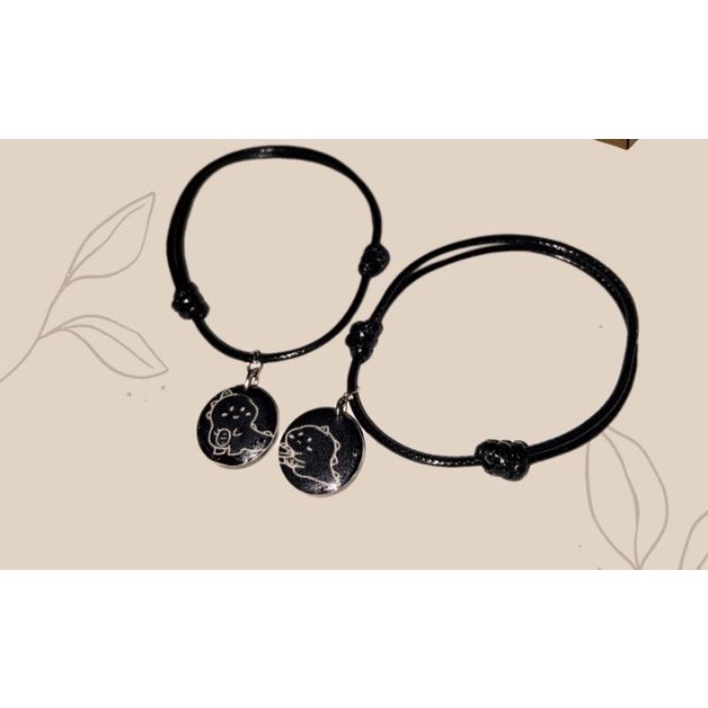 Sepasang Gelang Couple Dino Ekor + Magnet