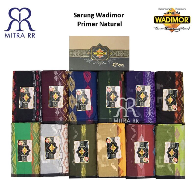 Sarung WADIMOR motif PRIMER NATURAL Satuan / Grosir Sarung Dewasa