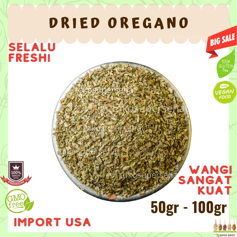 

Daun Oregano Kering 100gr / Dried Oregano 100gr / Oregano Dried 100gr