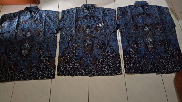 Lakeswara Kemeja Batik Pria Bahan Katun Halus Full Furing By Aljaya Batik
