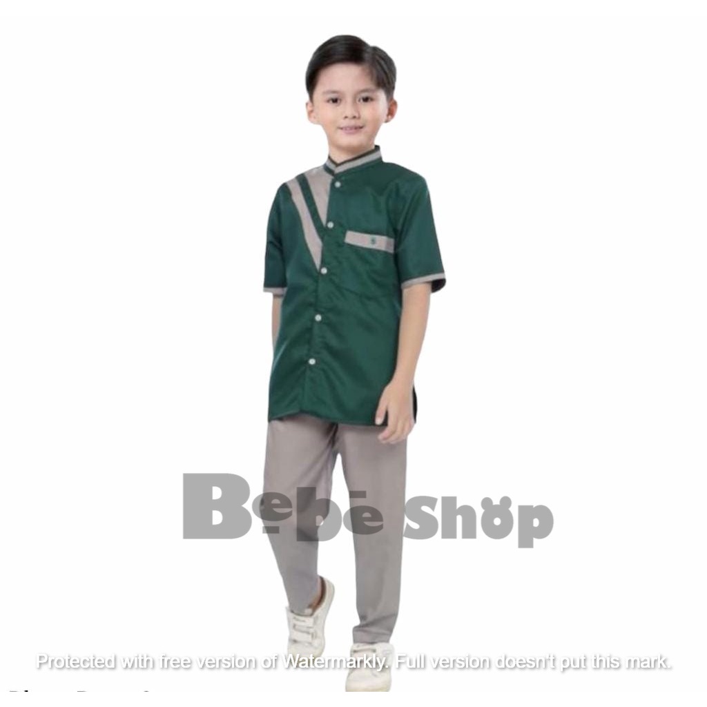 Baju koko anak laki laki usia 1 sampai 12 tahun/ baju koko anak/ baju muslim/ baju koko pakistan bahan katunn/baju koko model terbaru