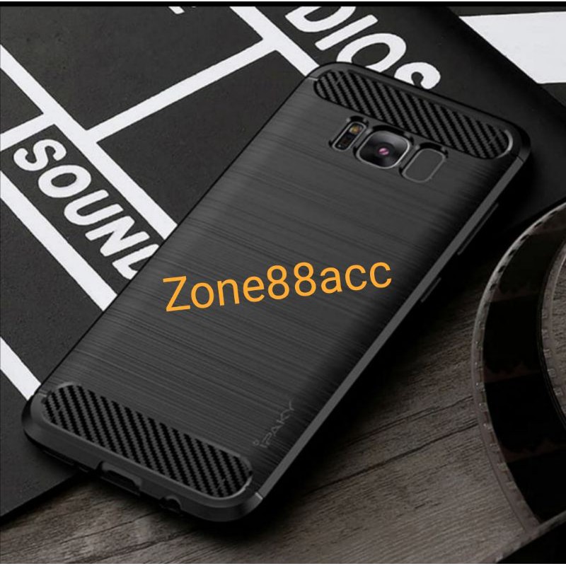 Silicon Case SAMSUNG S8 S8 PLUS Softcase iPAKY Carbon Casing Cover TPU