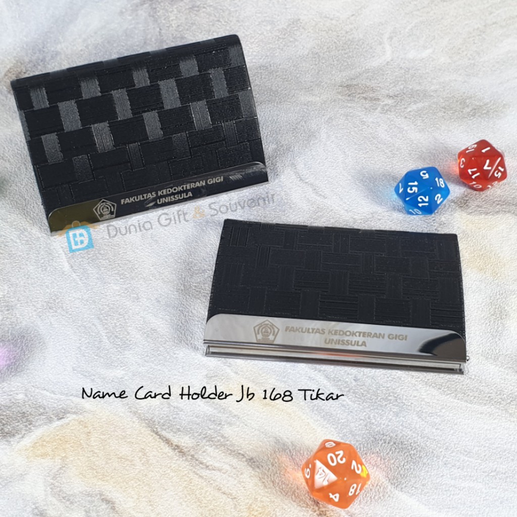 

Name Card Holder Dgs 168 TIKAR ~ Tempat Kartu Nama Kulit TIKAR ~ Card Holder Promosi
