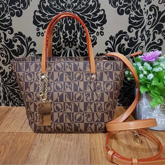 SALE TAS BONIA MONOGRAM ORIGINAL 100%
