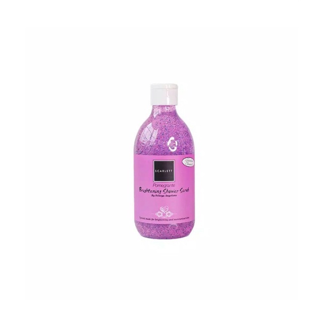 SCARLETT Shower Scrub Pomegranate