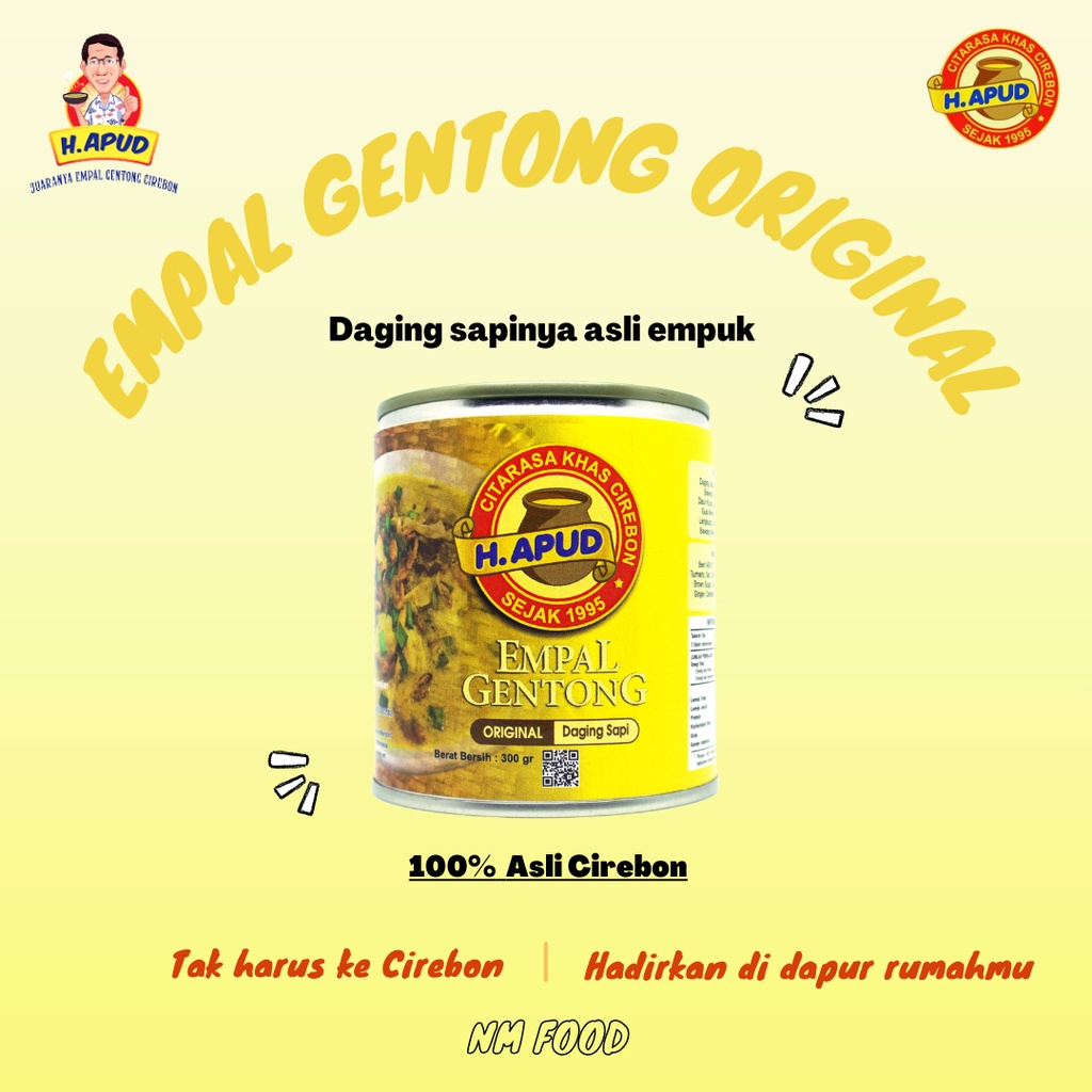 Jual Empal Gentong Original H Apud Kemasan Kaleng Shopee Indonesia