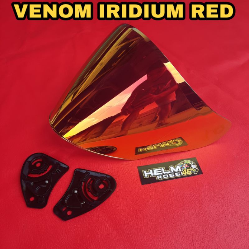 Kaca Ink Centro Iridium RED KYT DJ MARU Galaxy Slide GIX G2 DYR Visor iridium Kyoto Merah Red Blue