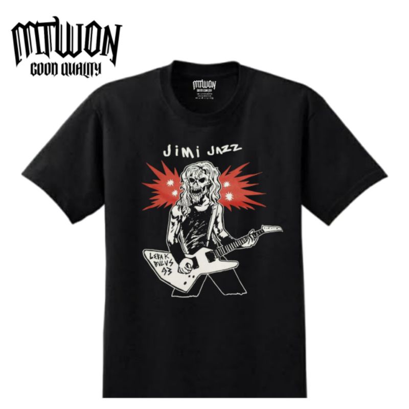 Kaos JIMI JAZZ - LEBAK BULUS 93 baju hitam/black pria wanita dewasa remaja anak tshirt tee man women