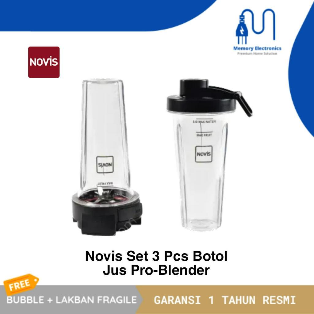 Novis Set 3 Pcs Botol Jus Pro-blender