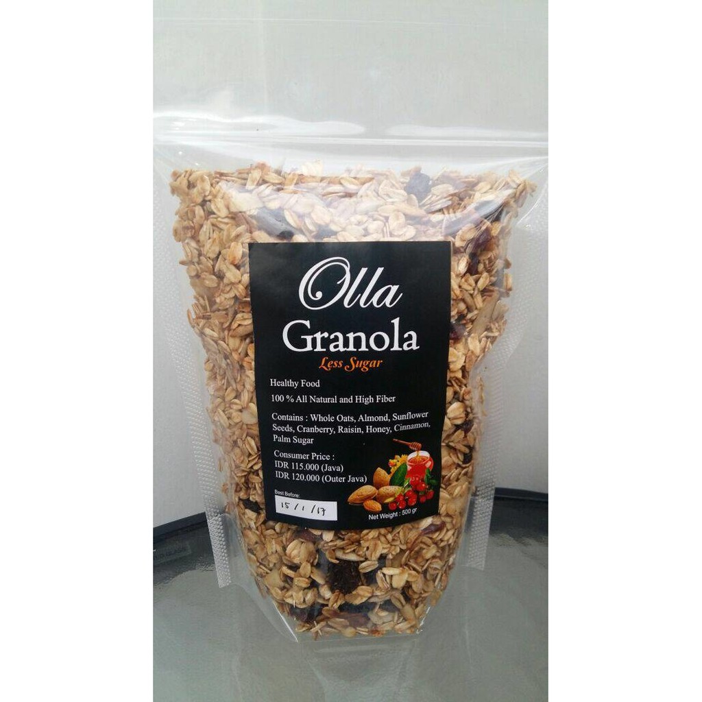 

Muesli Olla Granola ~ Less Sugar